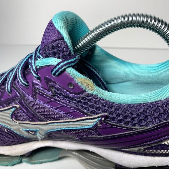 Mizuno Women's Wave Viper Mullberry/blue Size 8 - Picture 7 of 8